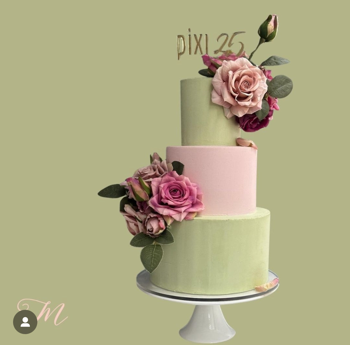3 Tier Corporate Anniversary Cake
