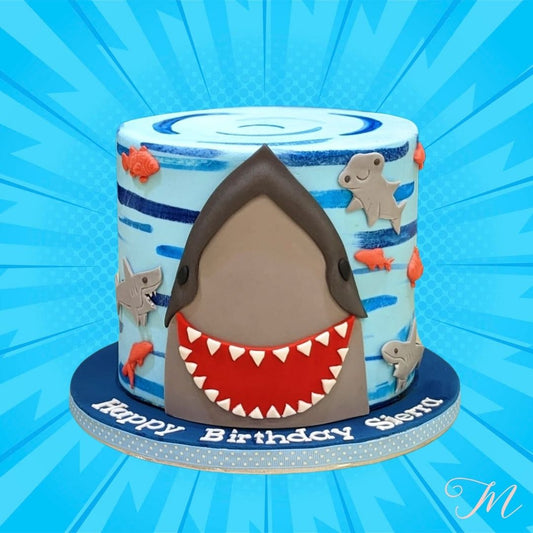 Scary Shark Cake