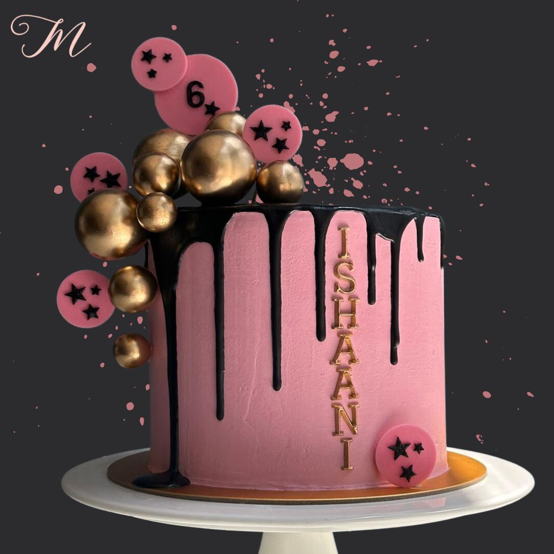 Black Pink Cake