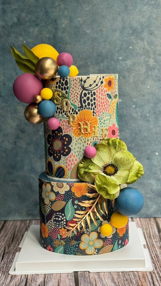 Botanical Designer Ganache Cake