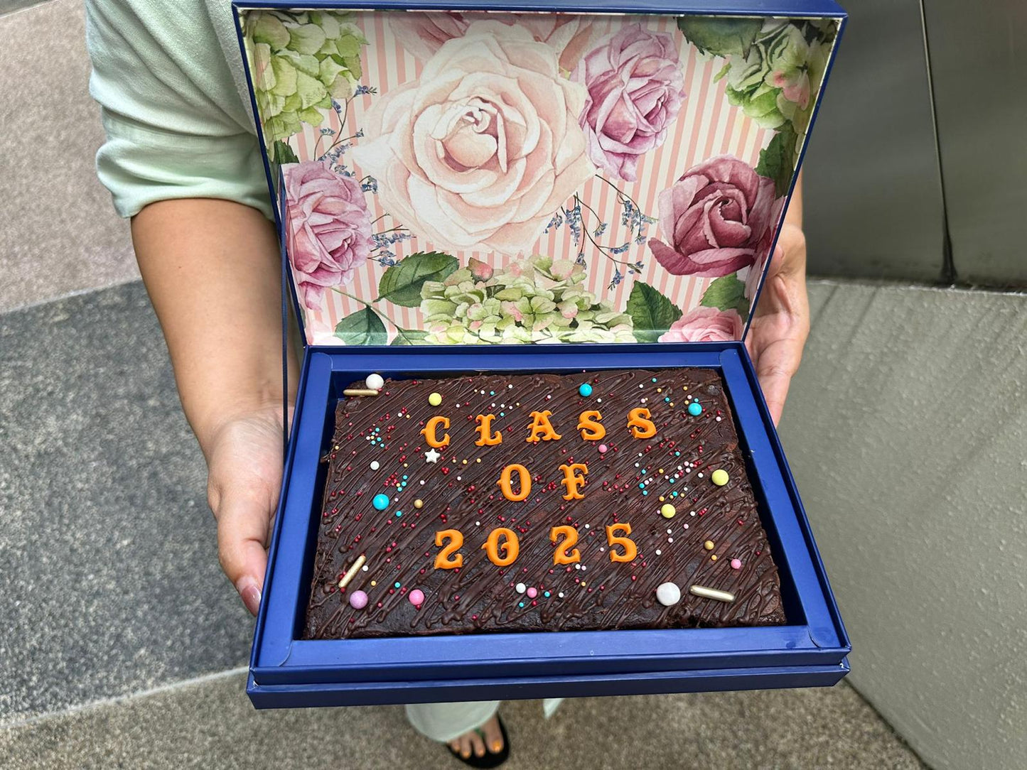 Festive Brownie Plank
