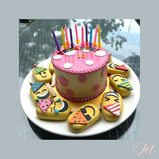 Polka Dots and Happiness Cake