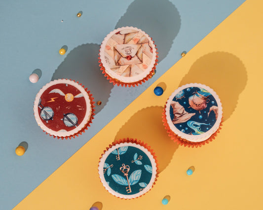 Magic School Harry Potter Cupcakes for Children's birthday parties