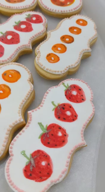 The Hungry Caterpillar biscuits, dessert table