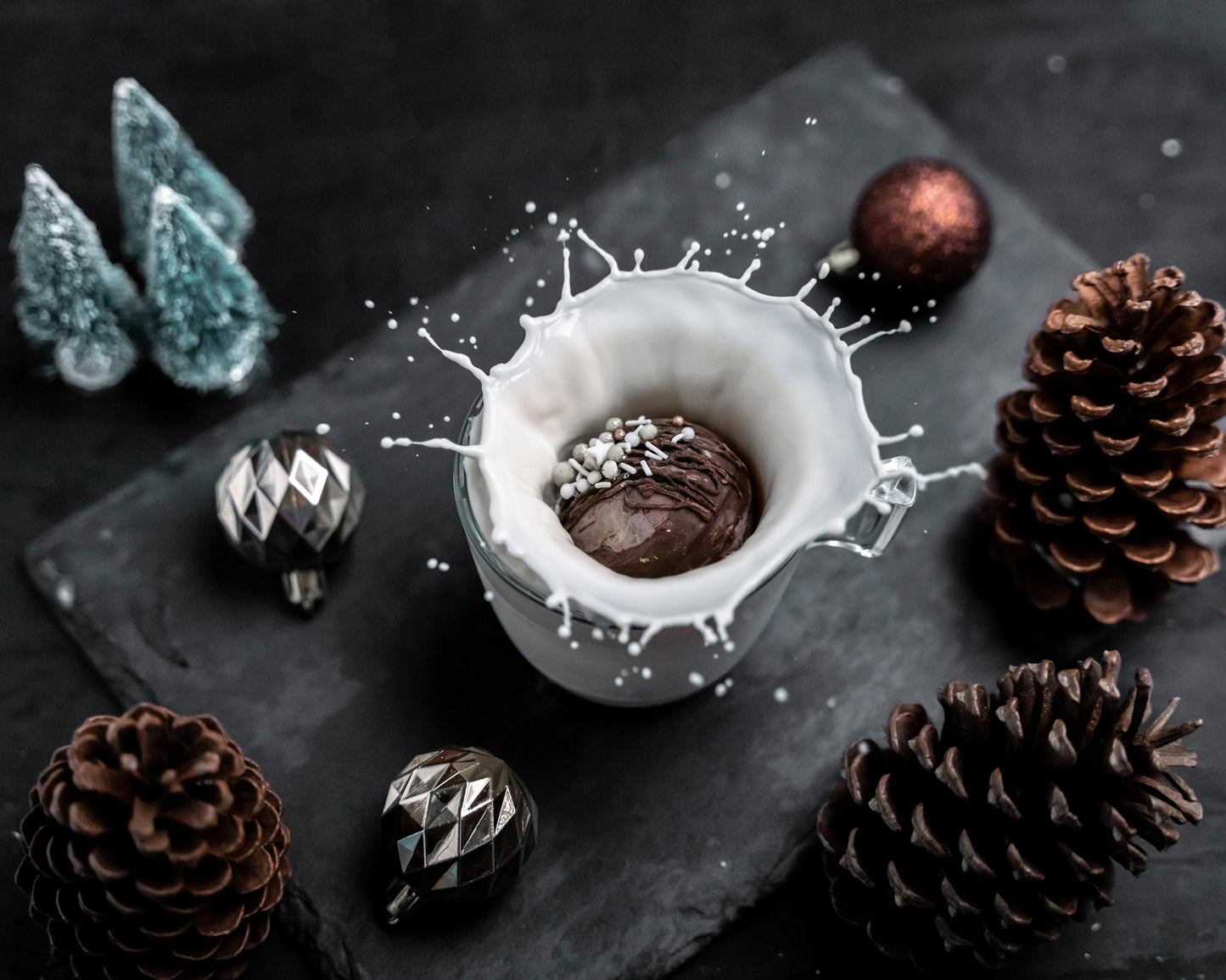 Festive Hot Chocolate Bombs