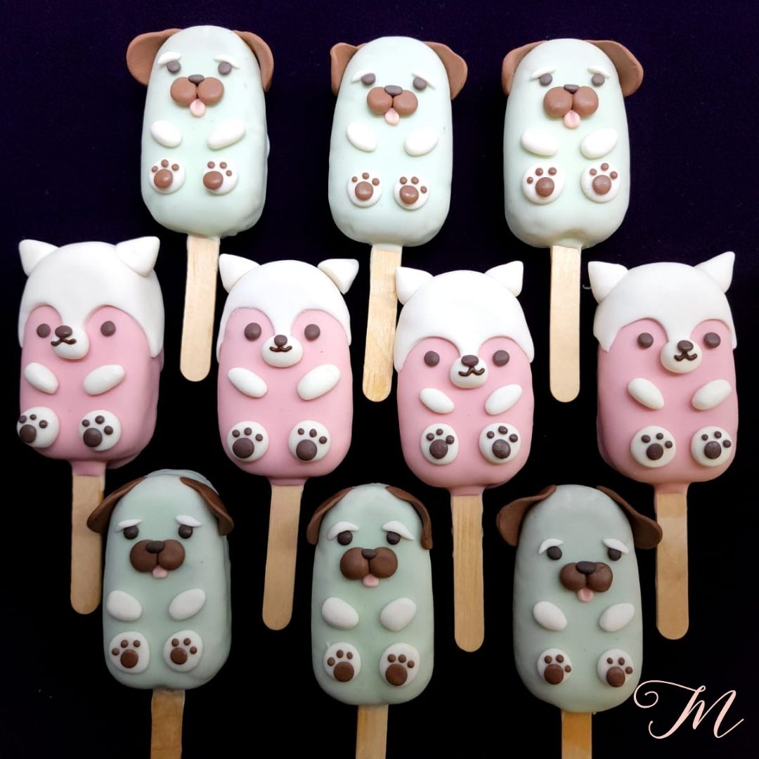 Dog Cakesicles School treats desert table fun snack