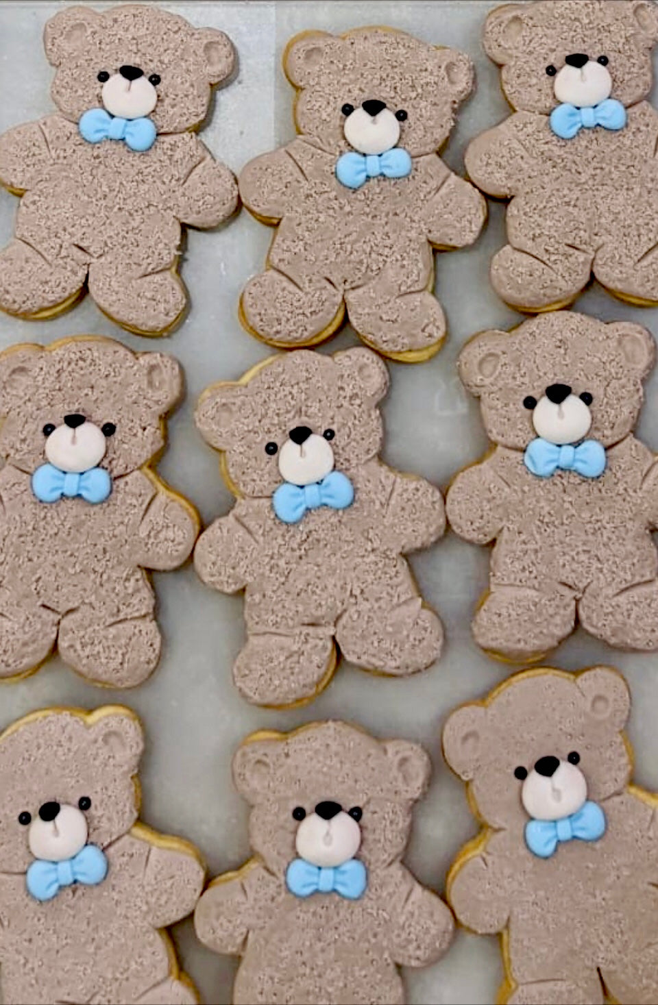 Teddy bear biscuits