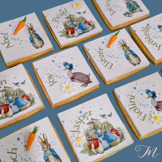 Personalised Fairy Tale Biscuits - Peter Rabbit