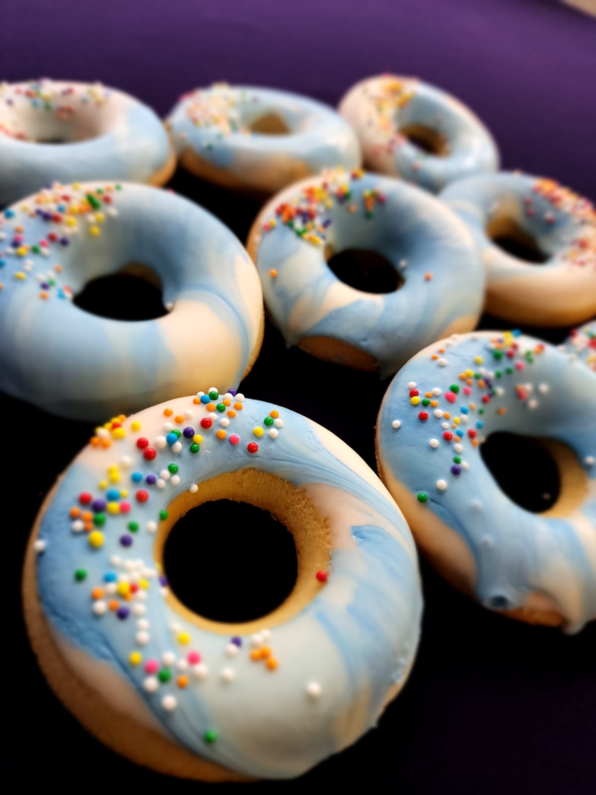 Baked Donuts with Sprinkles